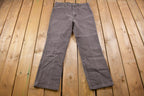 Vintage 1990's Wrangler Brown Denim Pants 34 x 31
