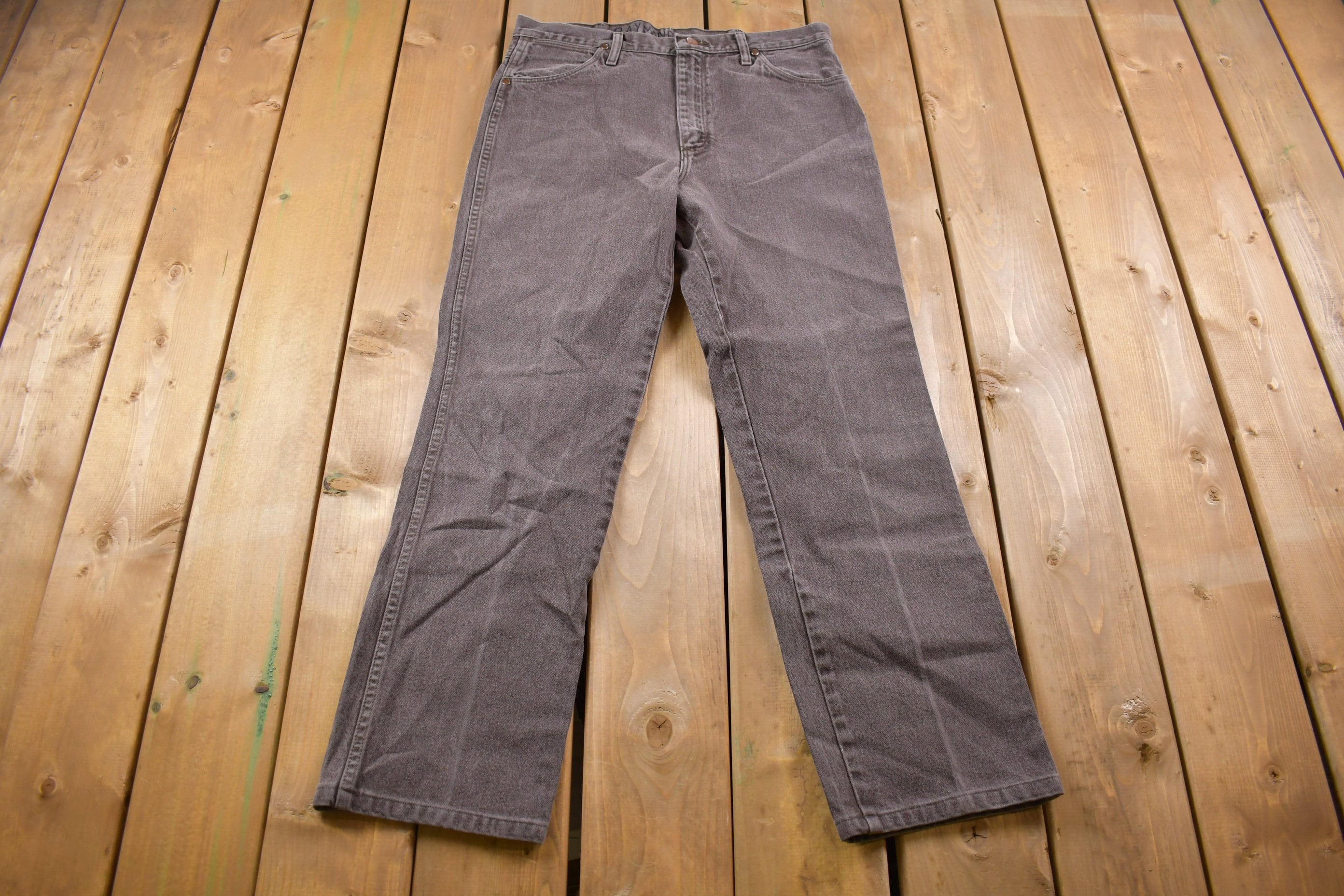 Vintage 1990's Wrangler Brown Denim Pants 34 x 31