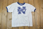 Vintage 1980s Navy Big N Graphic T-Shirt