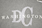 Vintage 1990s Washington DC Embroidered Hoodie Sweatshirt Mens M