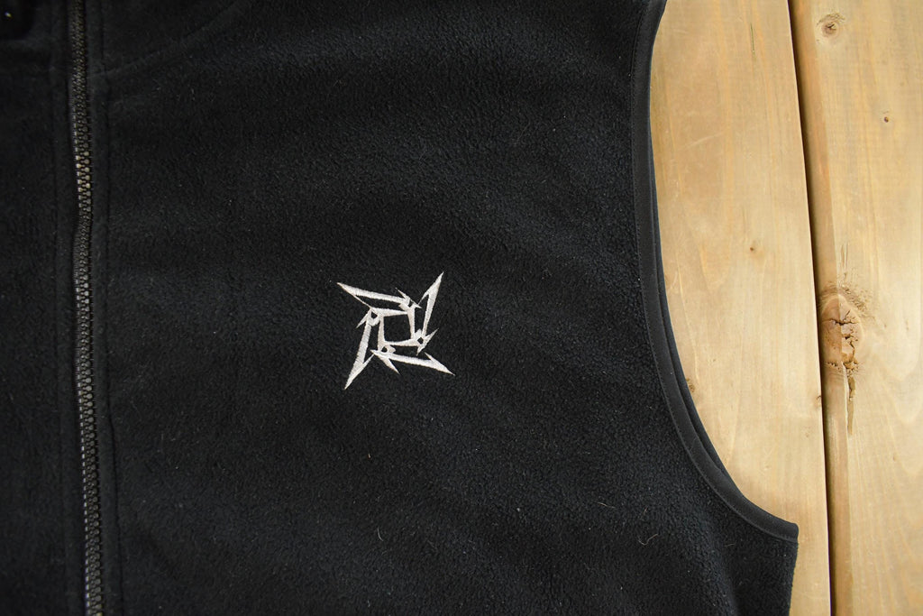 Vintage 1994 Metallica Ninja Star Full Zip Fleece Sweater Men's XL