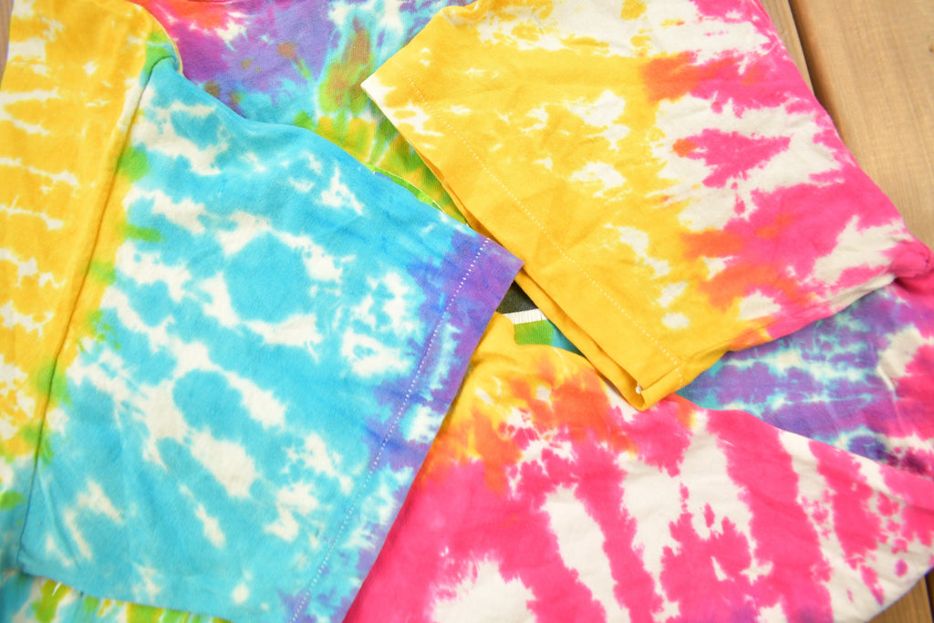 Vintage 1992 Tesla Tie Dye Band T-shirt