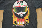Vintage 1990s NHRA John Force Racing Graphic T-Shirt Men's Medium