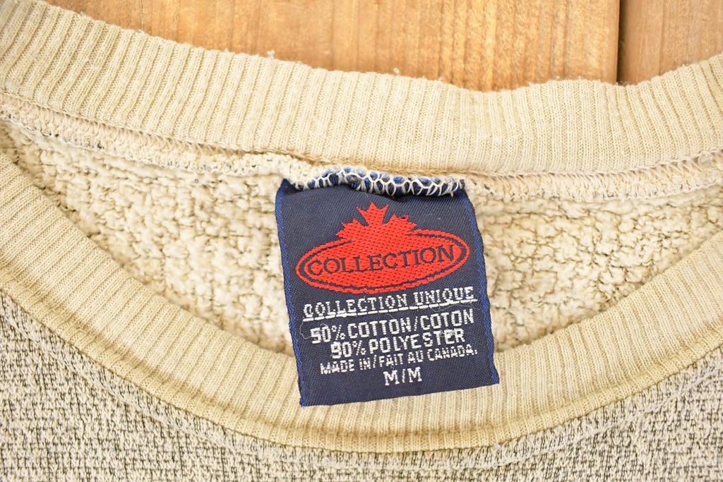 Vintage 1990s Vancouver Canada Embroidered Crewneck Sweatshirt Men's L