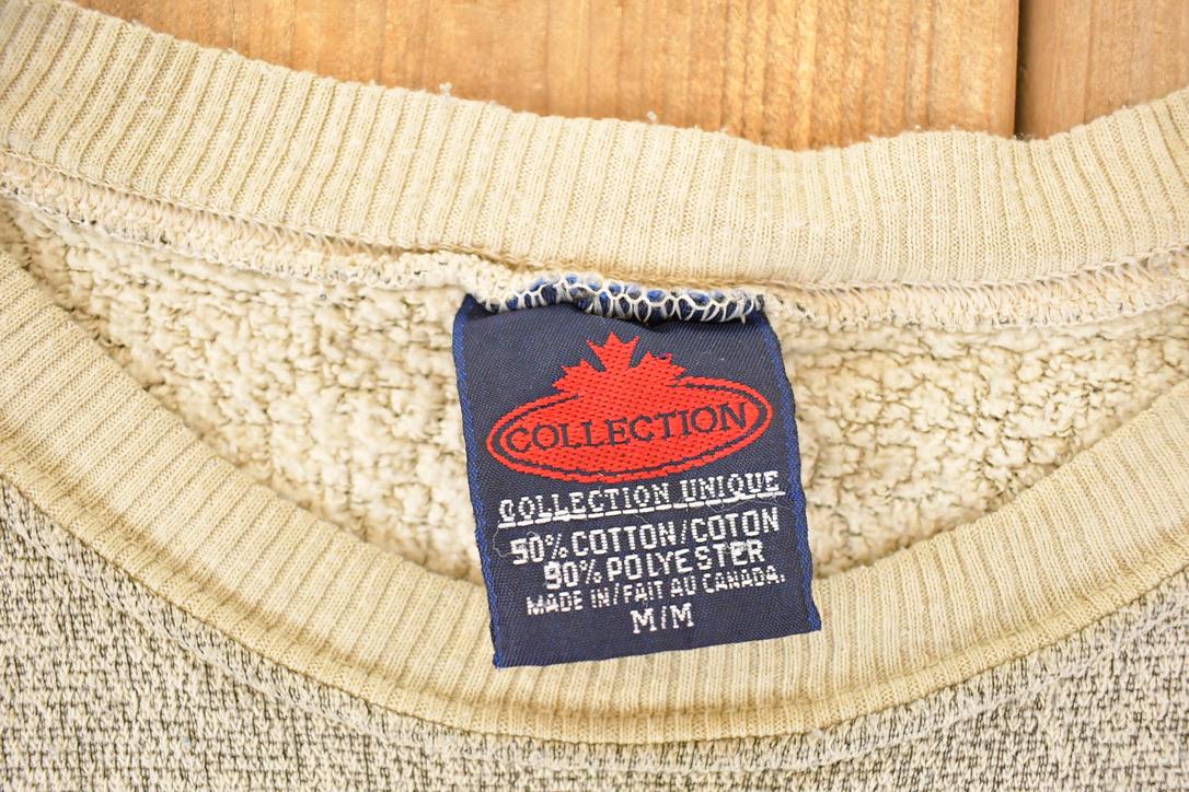 Vintage 1990s Vancouver Canada Embroidered Crewneck Sweatshirt Men's L