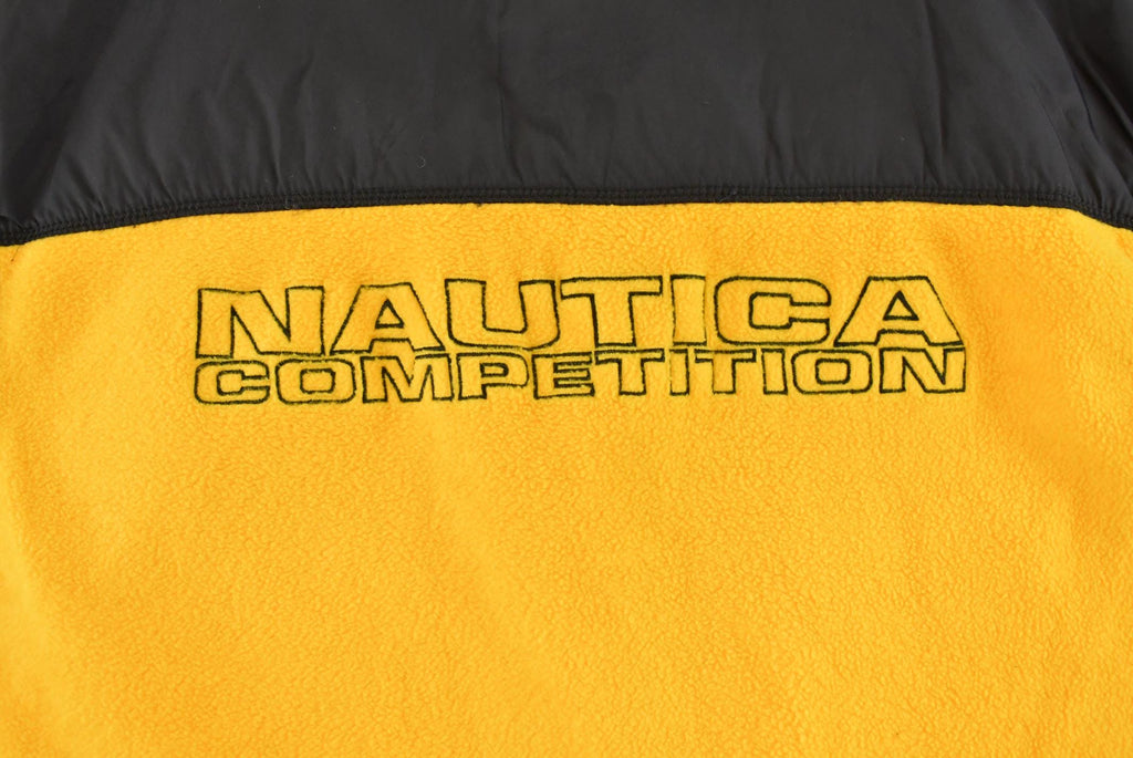 Vintage 1990s Nautica Competition Full Zip Fleece Sweater Vest Men's XL / Sportswear / 90s Fleece / Outdoors