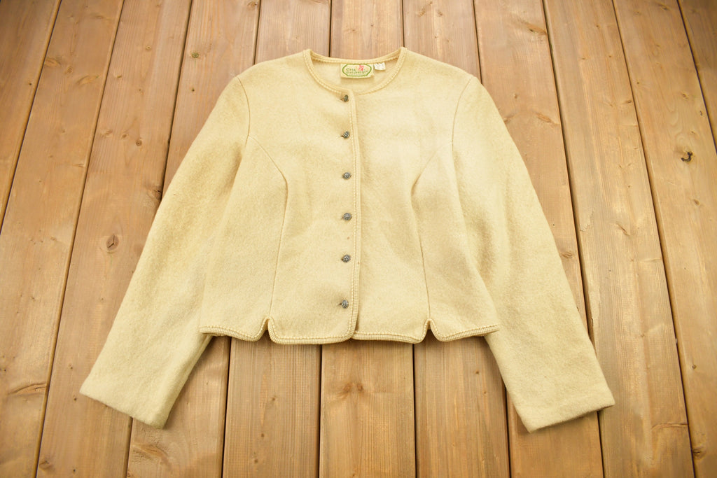 Vintage 1980s Drig Galgburger Knitted Cardigan Sweater