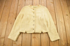 Vintage 1980s Drig Galgburger Knitted Cardigan Sweater
