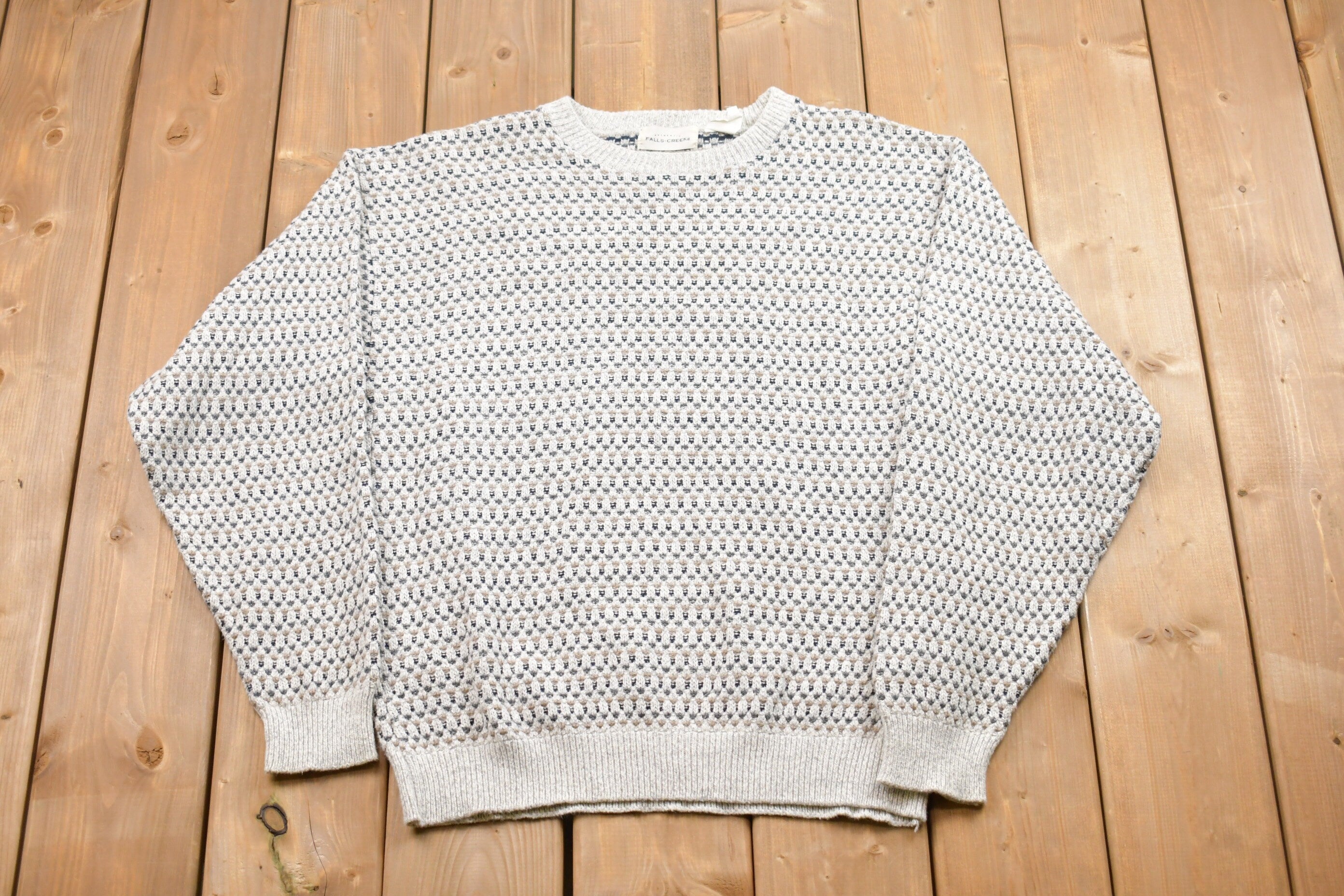 Vintage Falls Creek Knitted Sweater