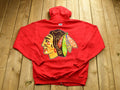 Vintage 90's Chicago Blackhawks Full Zip Sweatshirt