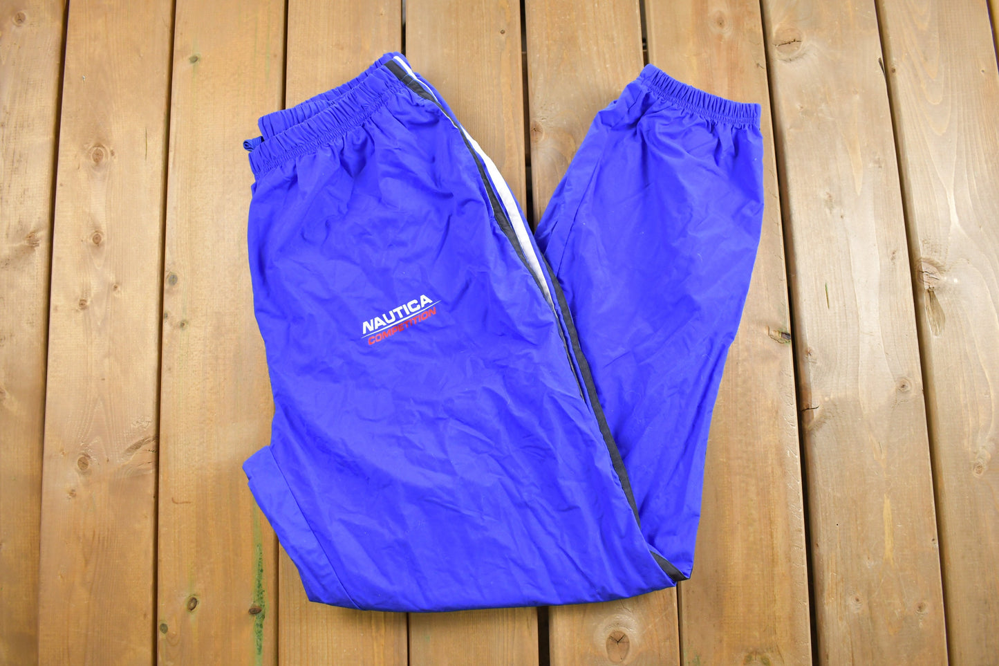 Deadstock Vintage 1990s Nautica Competition Track Pants Size XXL / 90s Nautica / NWT / Streetwear / 90s Track Pants / Trackpants