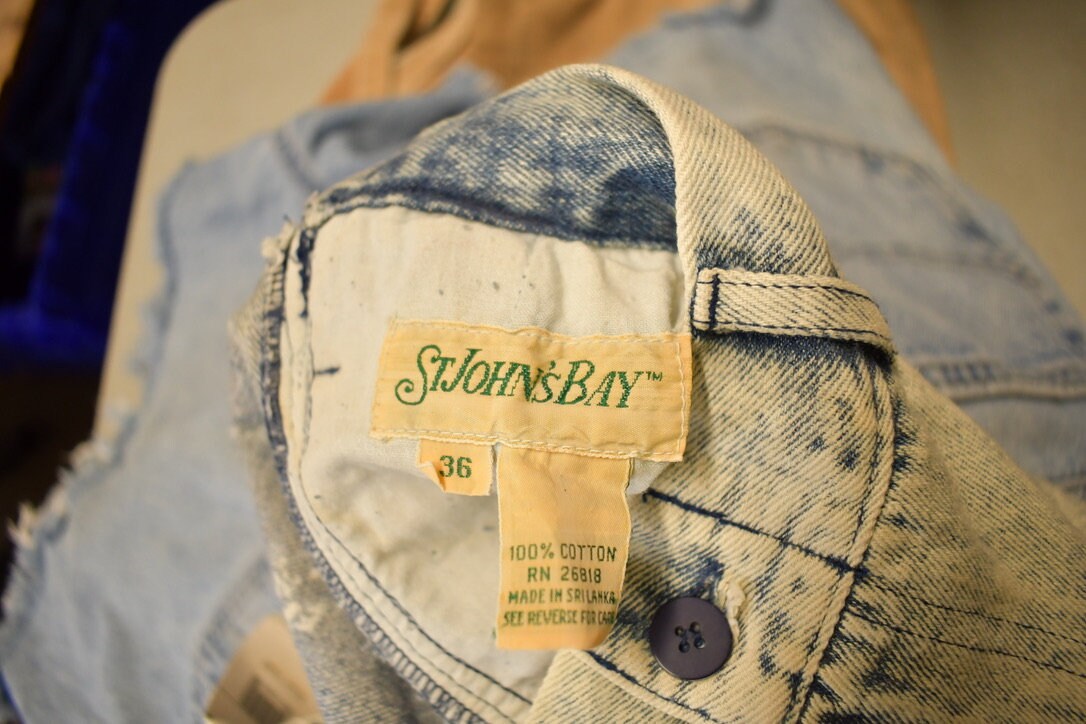 Vintage 1990s St.Johns Bay Jean Shorts Size 36x6