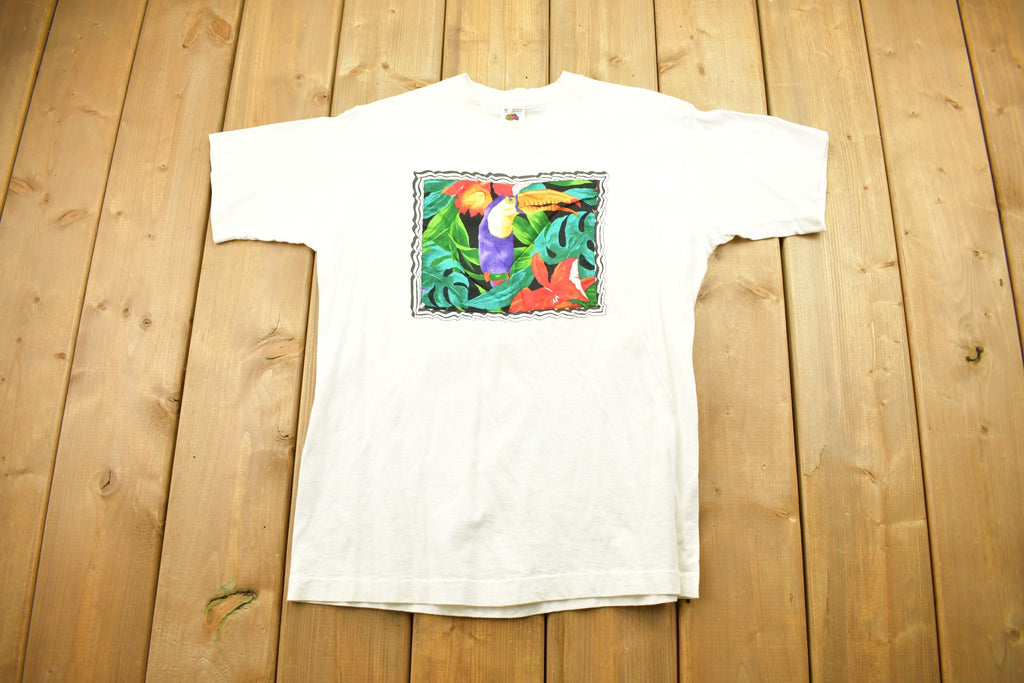 Vintage 1990s Tucan Bird Theme T-Shirt