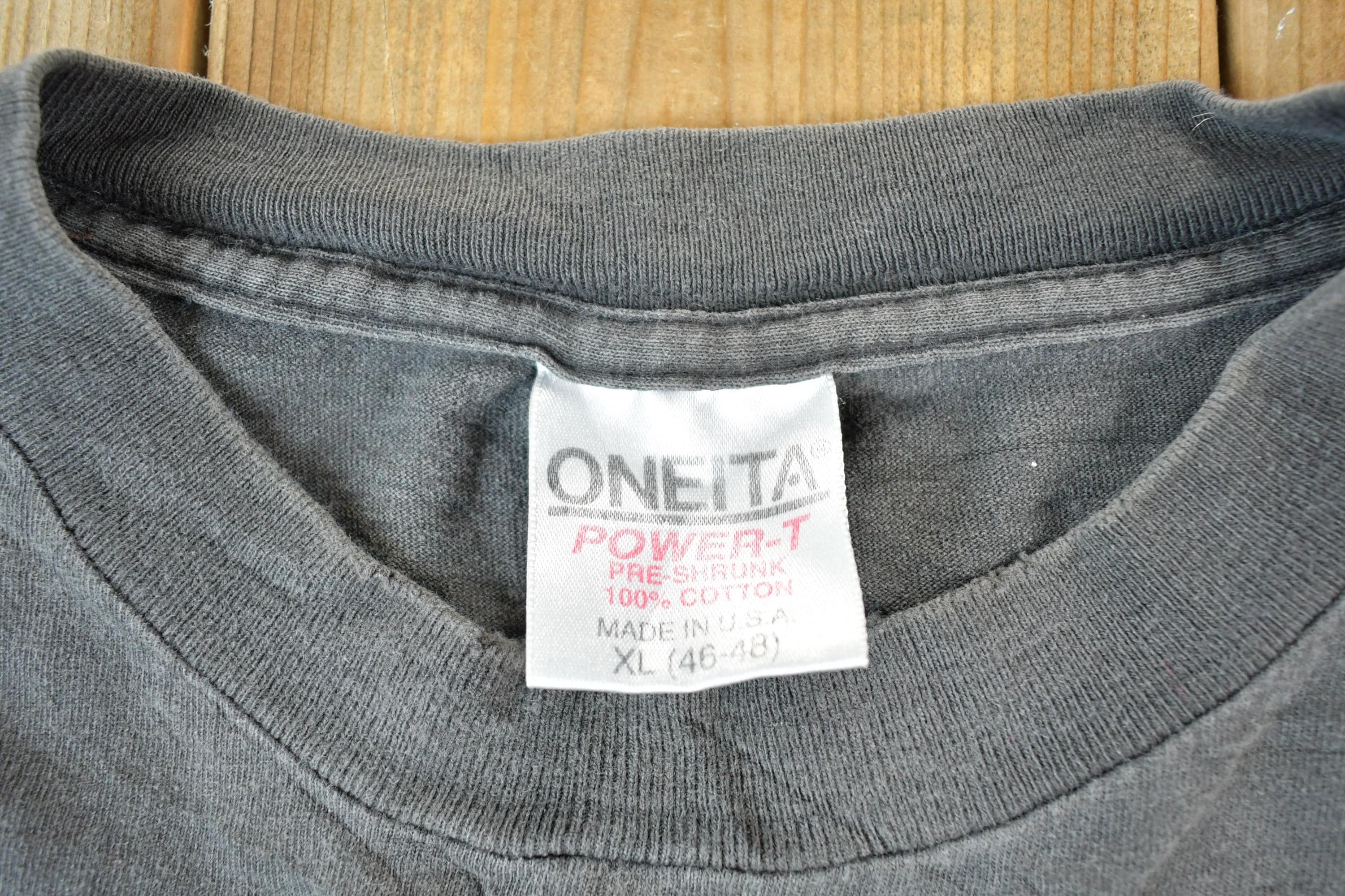 Vintage 1990s Bunkers Music Bar And Grill Souvenir T-Shirt Mens XL