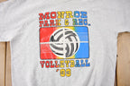 Vintage 1993 Monroe Park & Rec Volleyball Crewneck Sweatshirt Made In USA