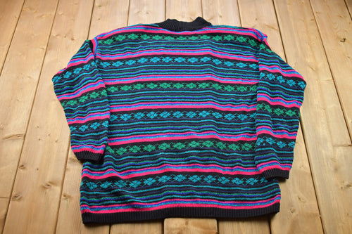 Vintage 1990s Knitted Crewneck Sweater