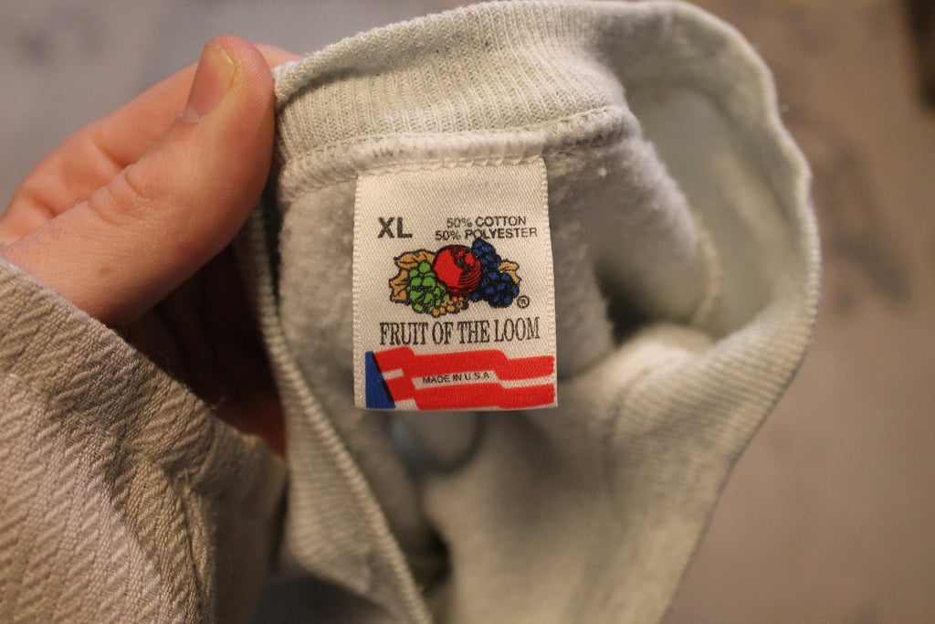 Vintage 1990s Kitty Cat Graphic Crewneck Sweater / Love / Vintage 90s Crewneck Sweater / Kitten / Pullover Sweatshirt / Made In USA / BS1.3