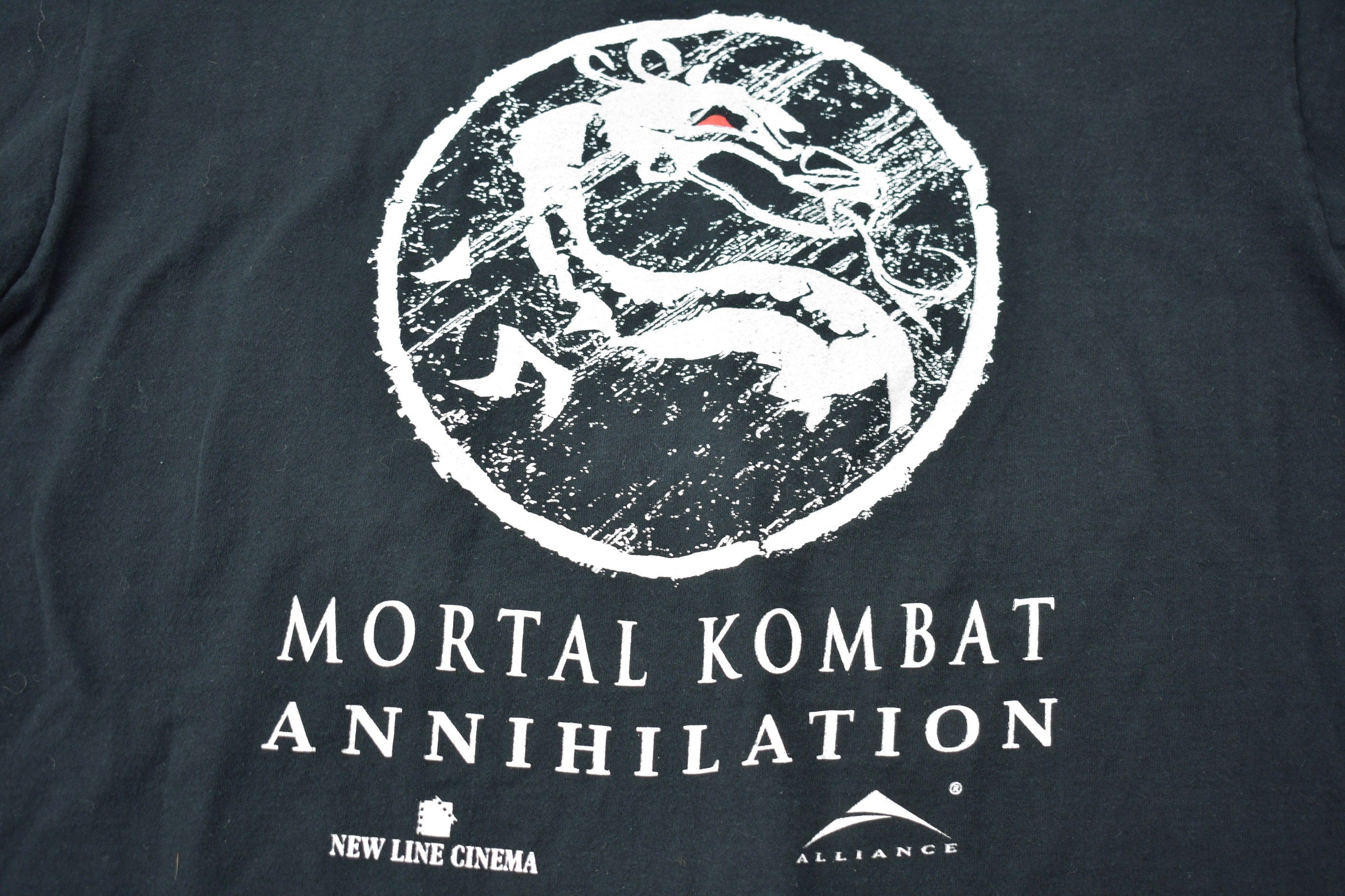 Vintage 1997 Mortal Kombat Annihilation Spawn Graphic T-shirt