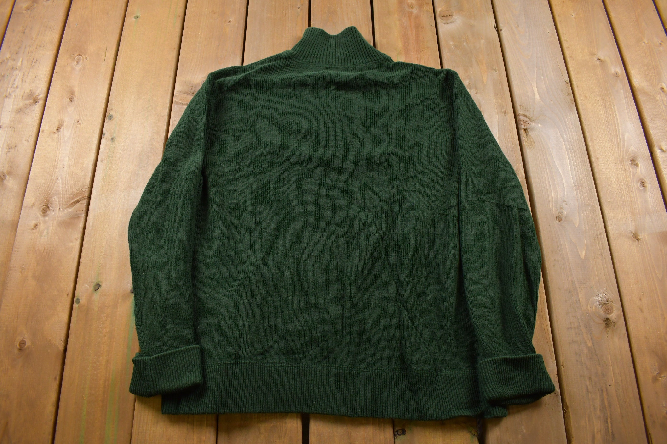 Vintage 1990s Polo Jeans Quarter Zip Sweatshirt