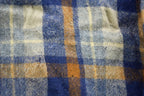 Vintage 1990s Sears Reprocessed Wool Plaid Flannel Button Up Shirt