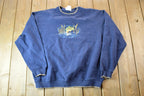 Vintage 1990s Bass Fishing Embroidered Crewneck
