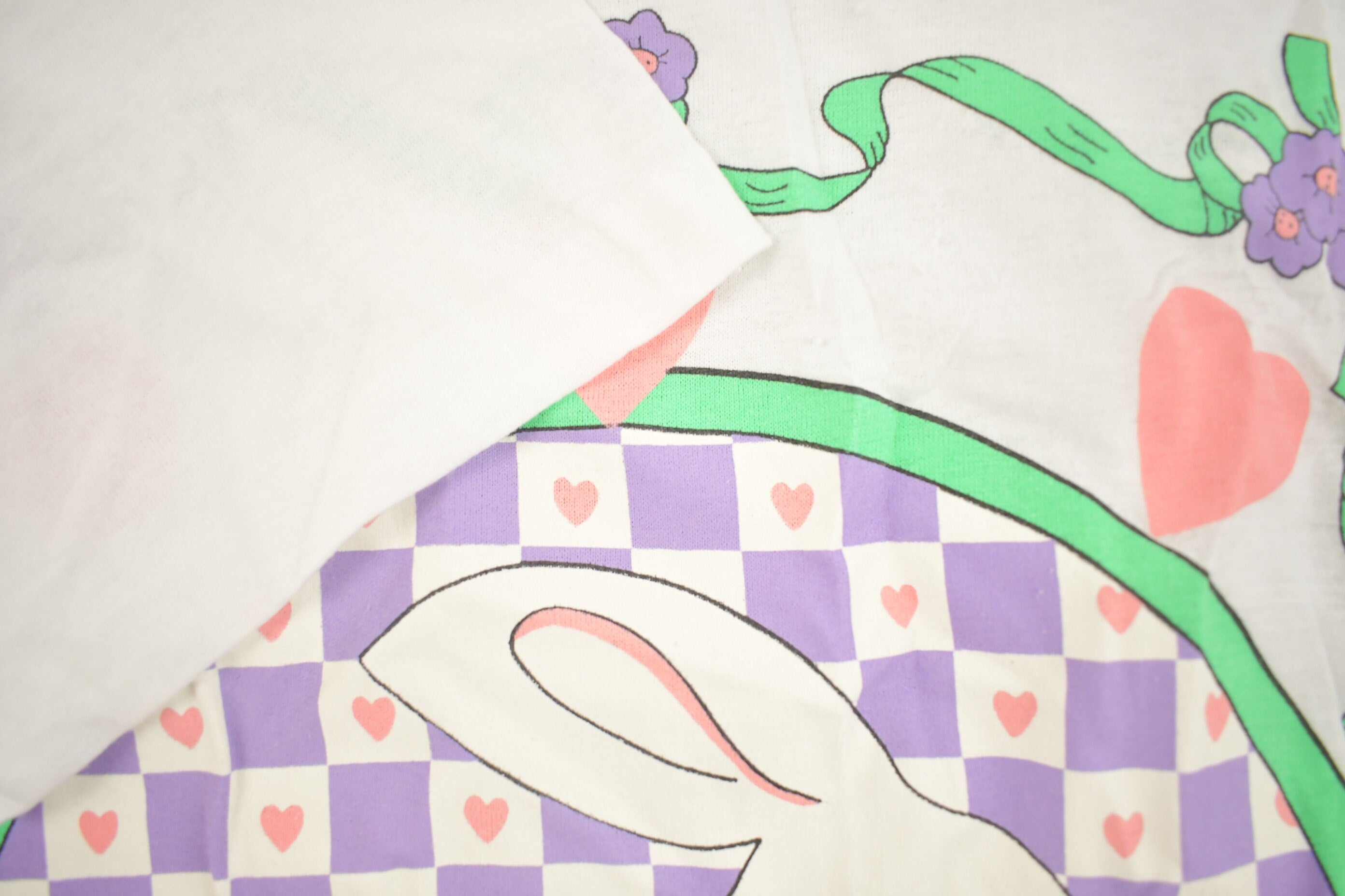 Vintage 1990s Cute Bunny Graphic T-Shirt