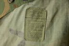 Vintage 1992 Military Woodland Camo Button Up Combat Jacket Size Medium Regular