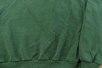 Vintage 1990s Jerzees Blank Green Crewneck Sweatshirt Men's XL / Made In USA / Essential / Streetwear / 90s Blank / Vintage Blanks