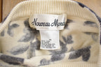 Vintage 1990s Nouveau Monde Floral Knitted Crewneck Sweater