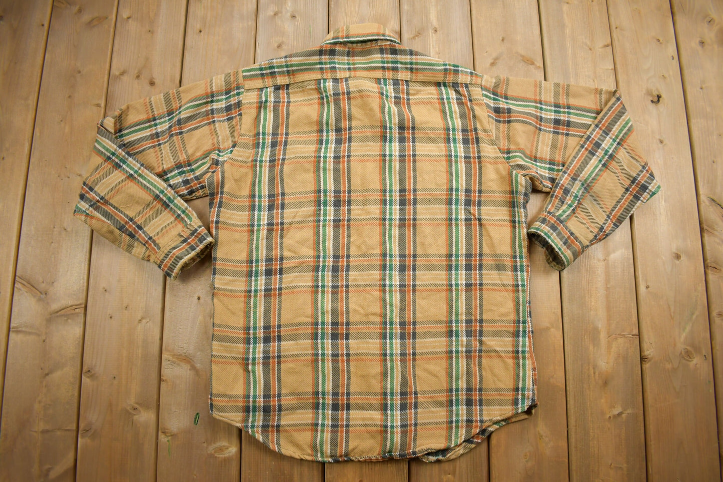 Vintage 1980s Big Mac Button Up Flannel / 1980s Button Up / Casual Wear / Workwear / Flannel Shirt / Tall