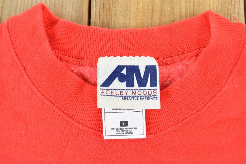 Vintage 1990s Redhawks Baseball Souvenir Crewneck Sweatshirt