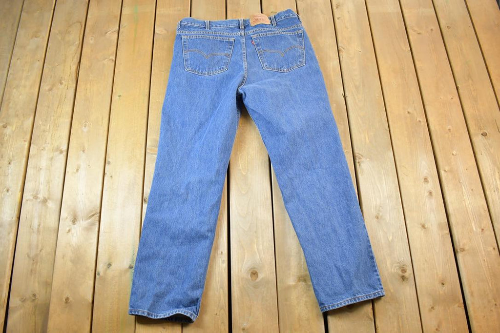 Vintage 1990s Levi Strauss Red Tab Denim Jeans Size 36 x 31 Made In USA