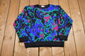 Vintage Knitted Cape Cod Funky Knitted Sweater