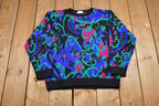 Vintage Knitted Cape Cod Funky Knitted Sweater