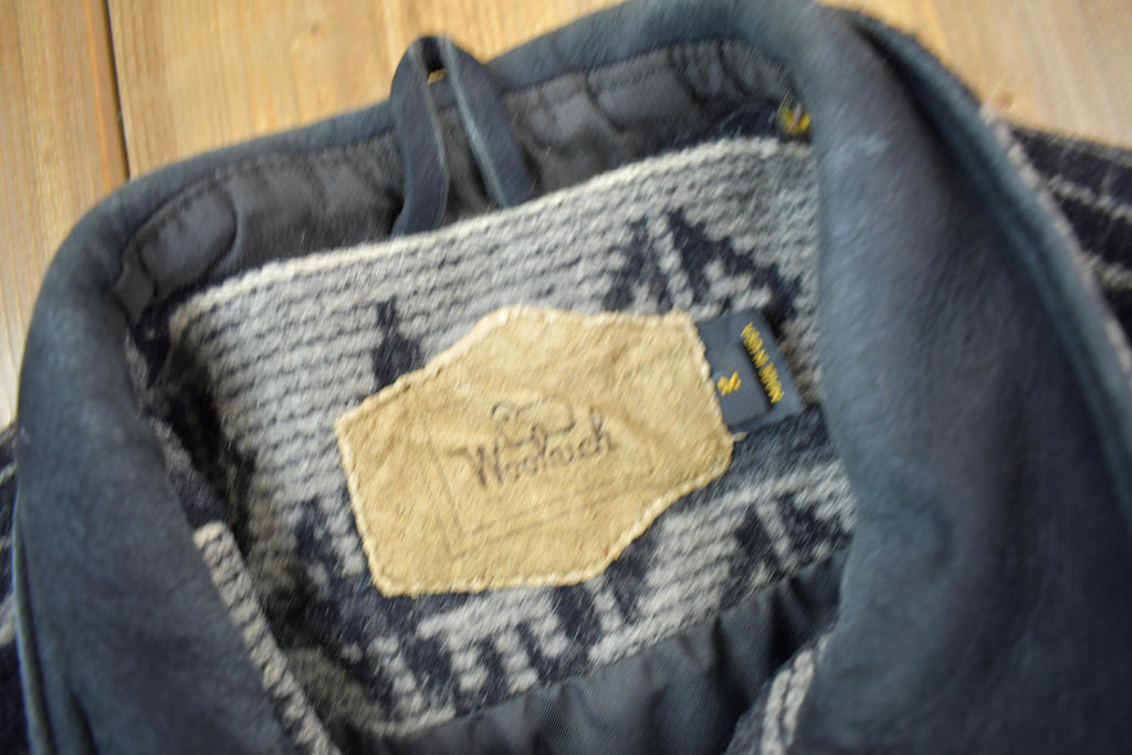 Vintage 1990s Woolrich Aztec Pattern Wool Jacket