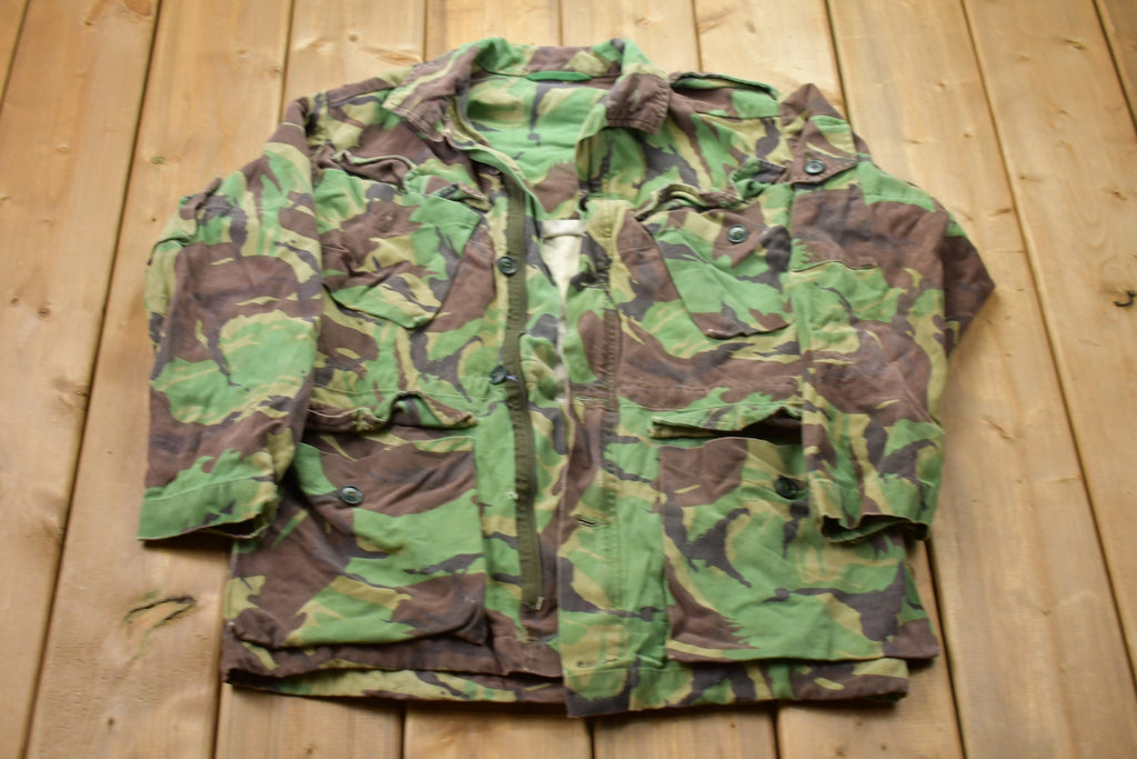 Vintage 1980s Army Military DPM CamoJacket