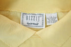 Vintage 1990s Bizzit Cute Floral Embroidered Collared Sweater