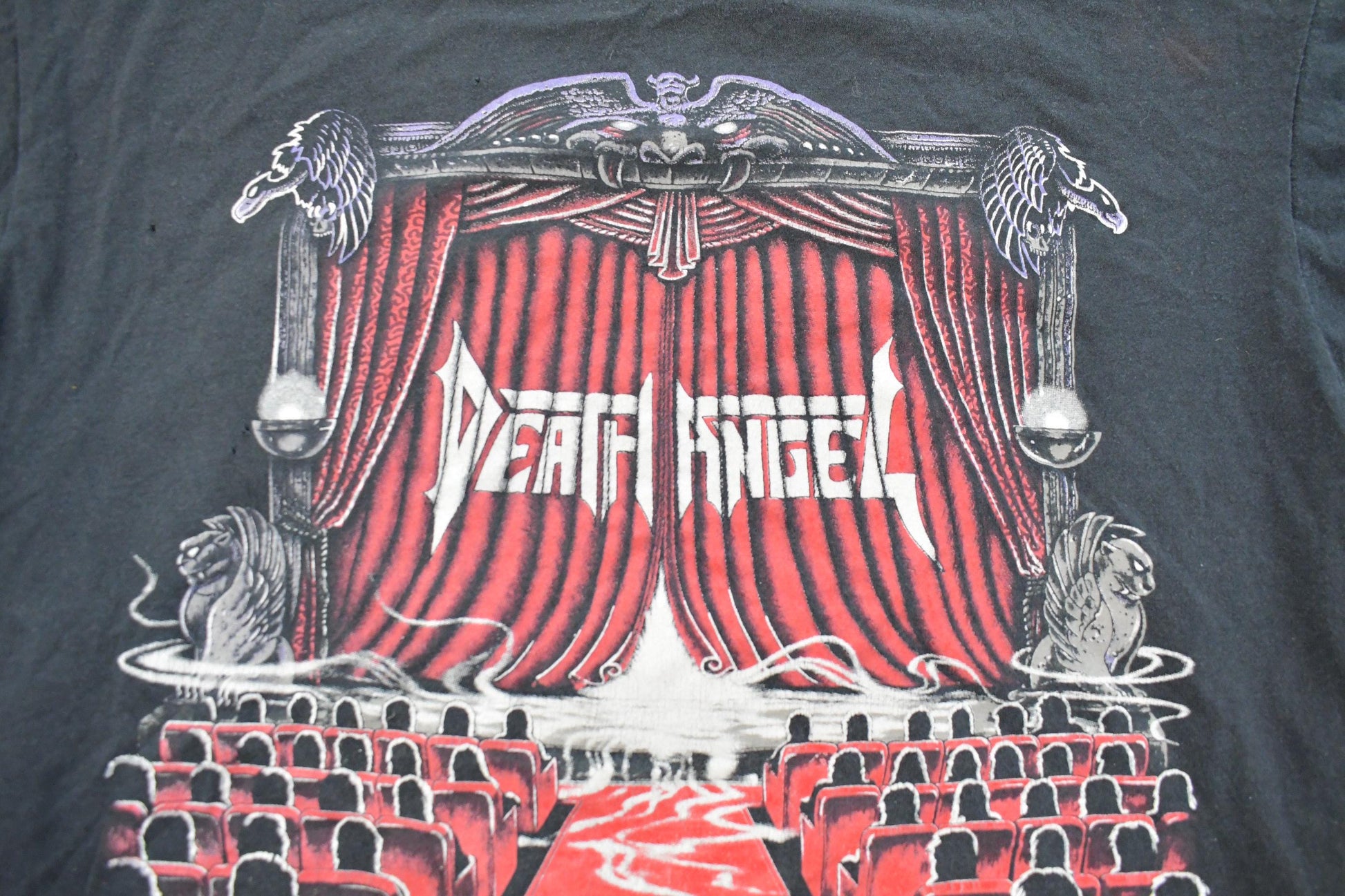 Vintage 1990s Death Angel "Act III" Band Tour Rock Metal T-Shirt Men's Medium