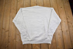 Vintage 1990s Cute Potted Plant Grandma Style Crewneck Sweater Made In USA