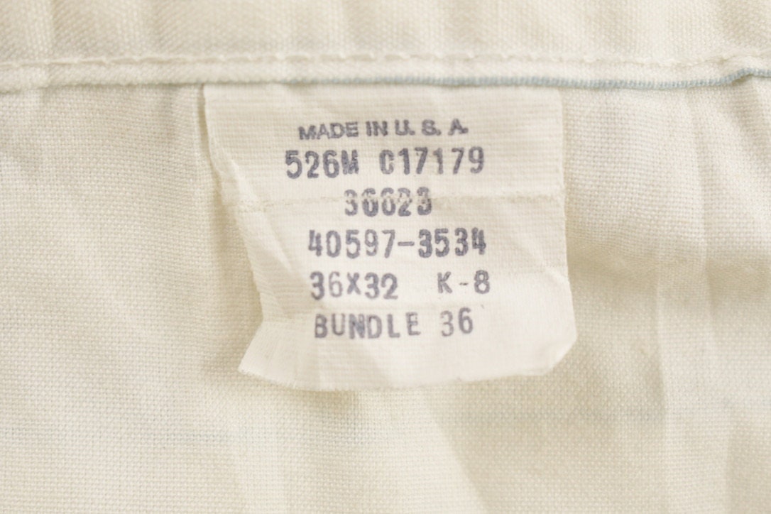 Vintage 1970s Levi's Officer Corps Striped Pants Size 34 x 31