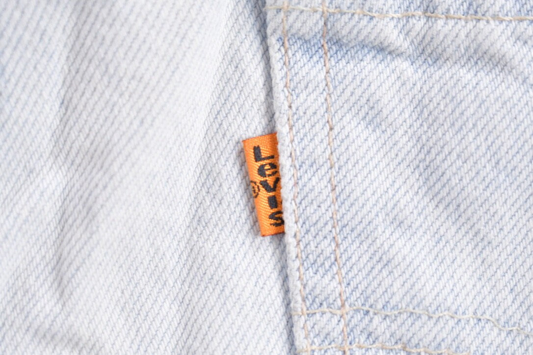 Vintage 1980s Levi's 505 Orange Tab Jean Shorts Size 34 x 10