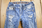 Vintage 2000s Rock Revival Skinny Jeans Size 24x32