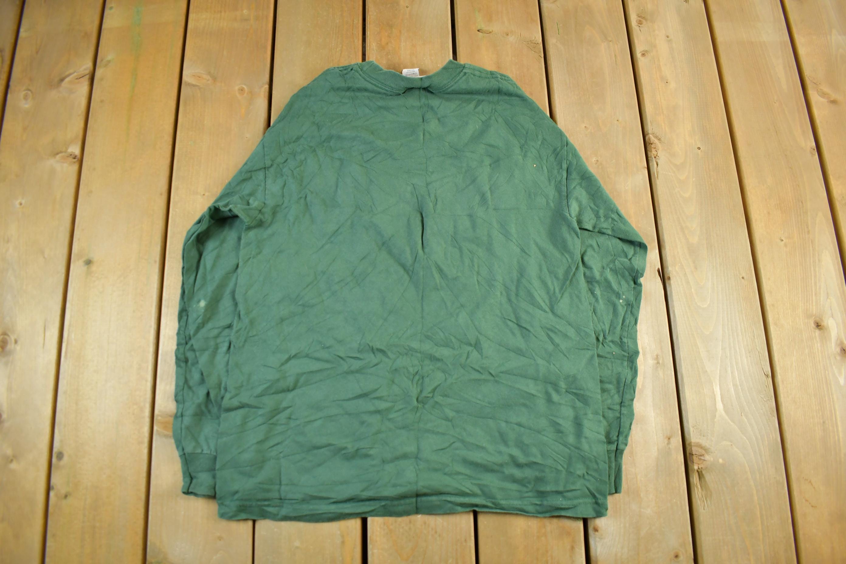 Vintage 2000s Green Bay Packers Graphic Long Sleeve Shirt Men's Medium
