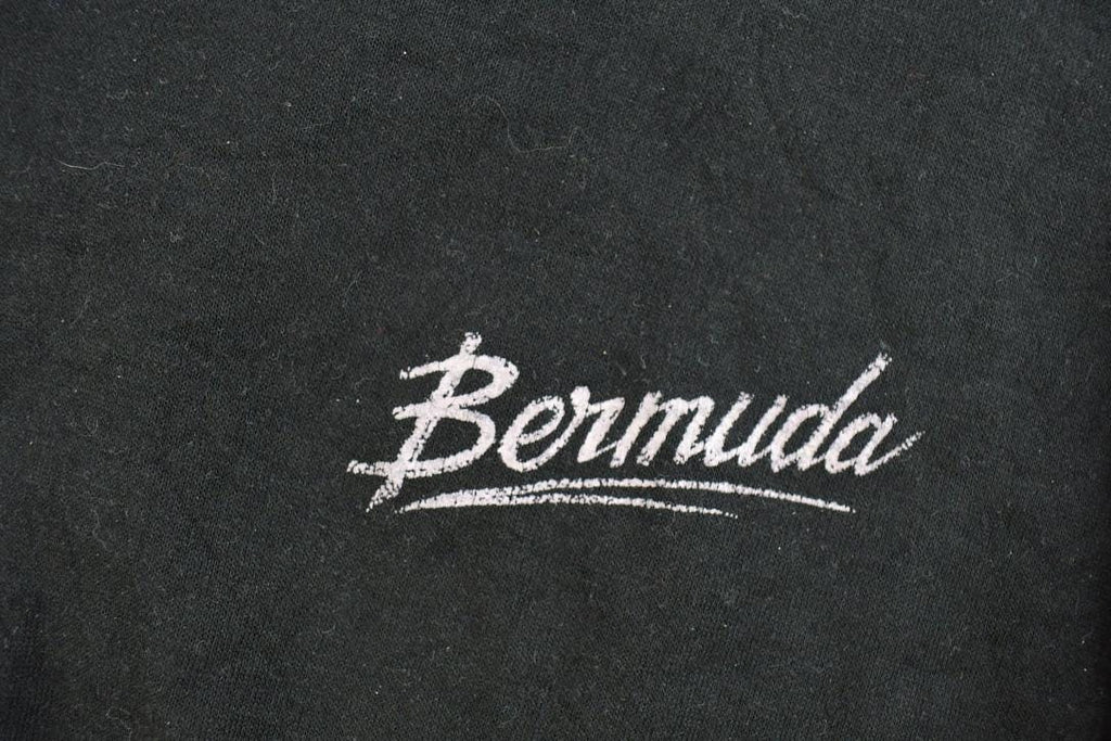 Vintage 1990s Bermuda Frilled Souvenir T-Shirt / Streetwear / Vacation Tee / Travel T Shirt