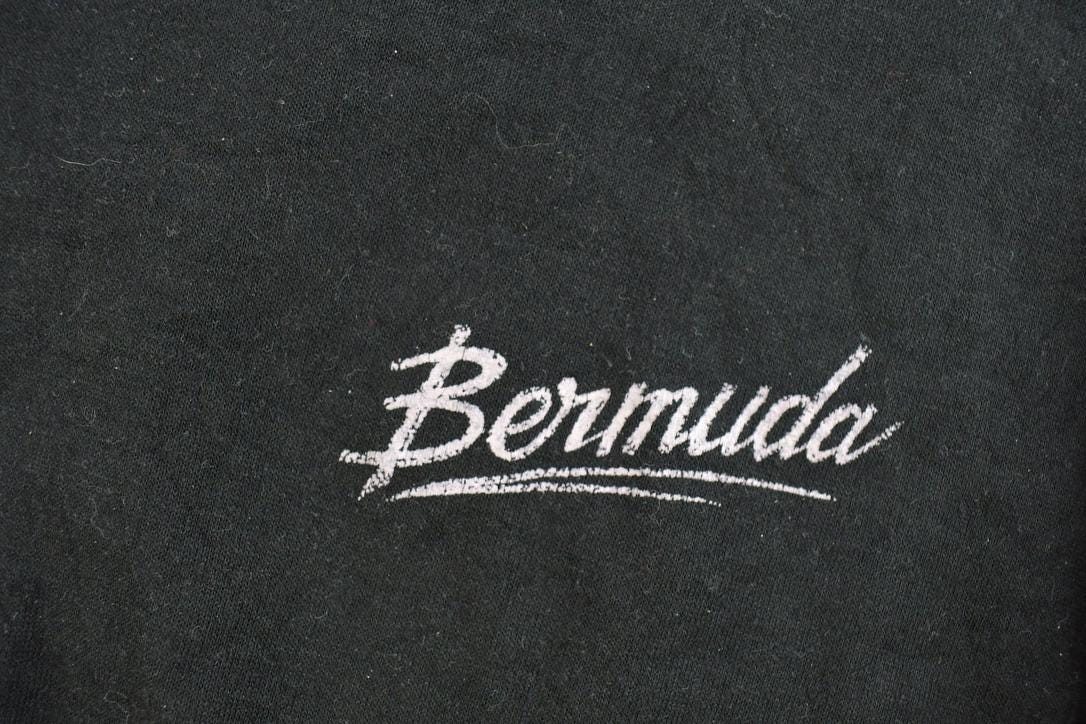 Vintage 1990s Bermuda Frilled Souvenir T-Shirt