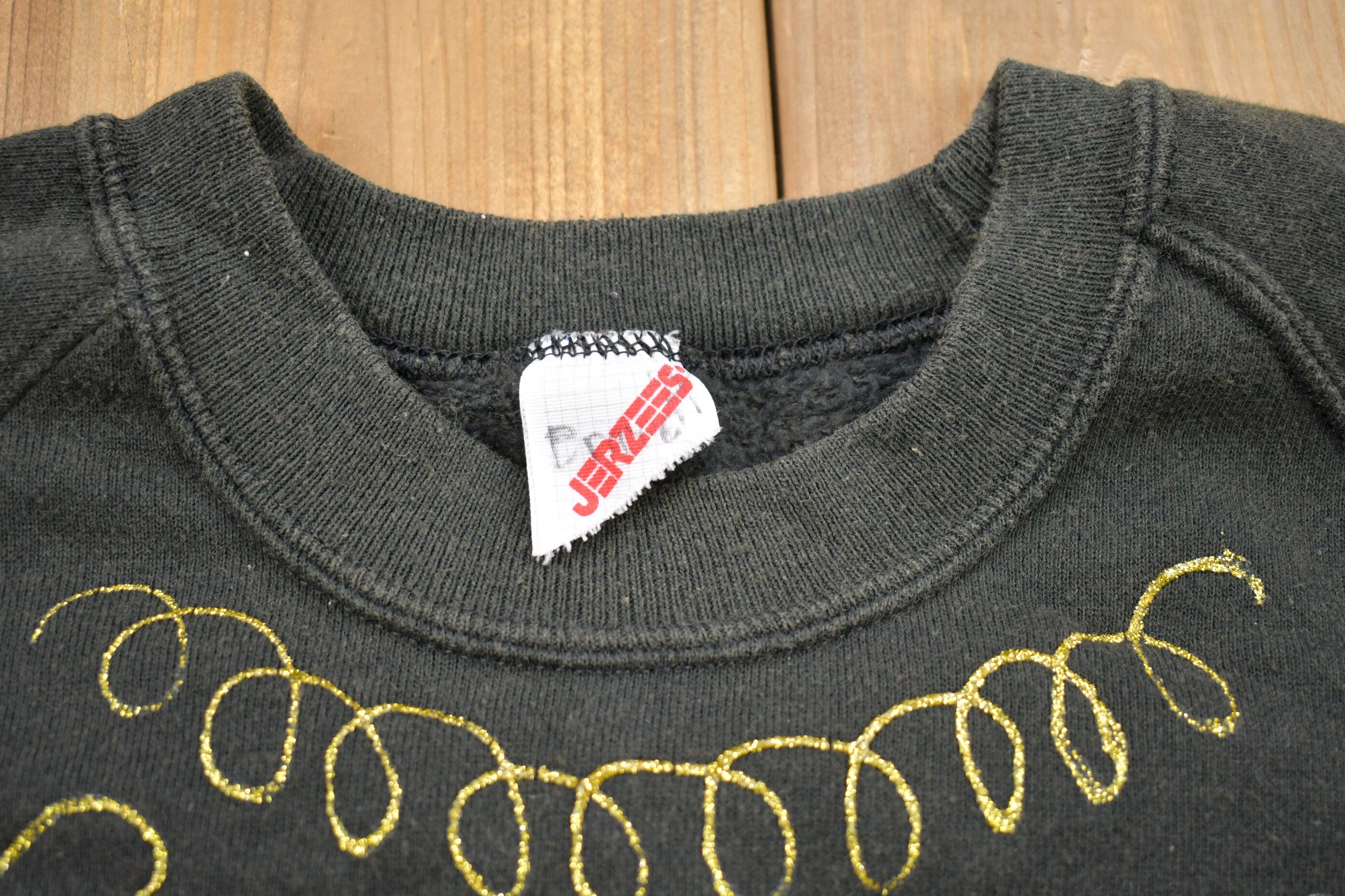 Vintage 1990s Fall Theme Crewneck Sweater