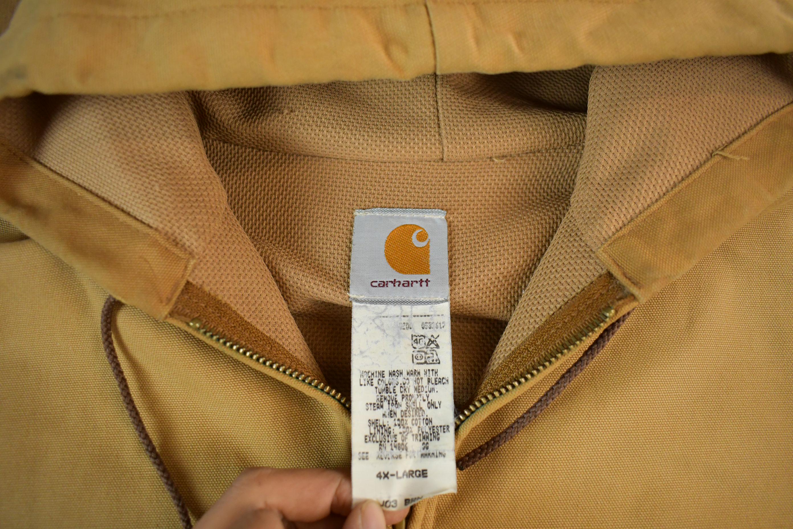 Vintage 1990s Carhartt Hooded Jacket 4XL