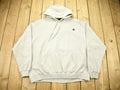 Vintage 1990s Grey Champion Small Logo Hoodie