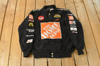 Vintage 1990s NASCAR Tony Stewart Home Depot Racing Jacket Men's M
