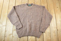 Vintage 1990s Mcadam Knit Wear Abstract Pattern Crewneck Sweater Made In Scotland